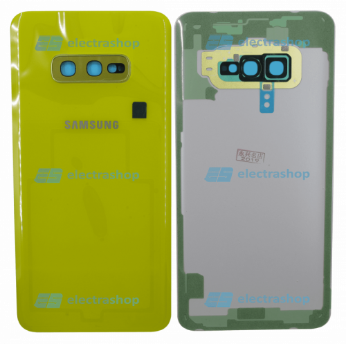 Задняя крышка Samsung Galaxy S10e (SM-G970F/SM-G970DS) желтая