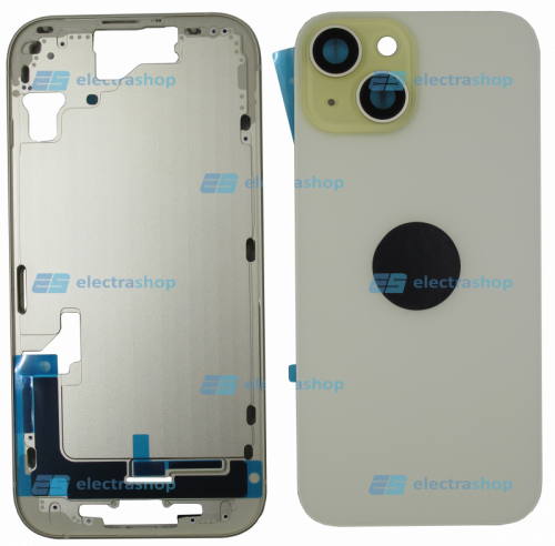 Корпус для IPhone 15 желтый (Оригинал)