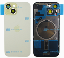 Задняя крышка для IPhone 15 желтая (Оригинал)