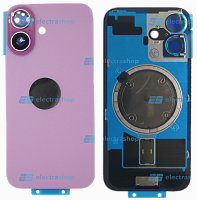 Задняя крышка для IPhone 16 розовая (Оригинал)