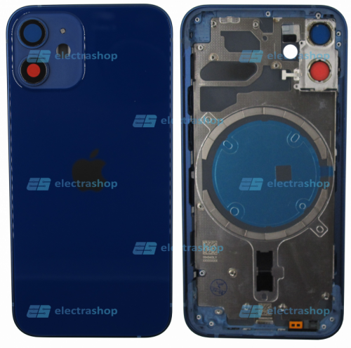 Корпус для IPhone 12 mini синий (оригинал)