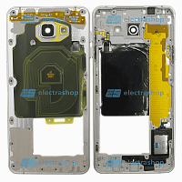 Средняя часть корпуса для Samsung Galaxy A7 (2016) SM-A710F серебро