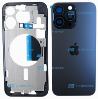 Корпус для IPhone 15 Pro Max синий (Оригинал)