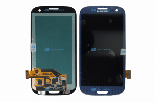 Модуль-дисплей Samsung Galaxy S3 (GT-I9300) синий без рамки (ОРИГИНАЛ)