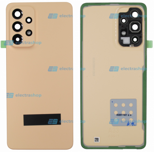Задняя крышка Samsung Galaxy A33 5G SM-A336 золотая