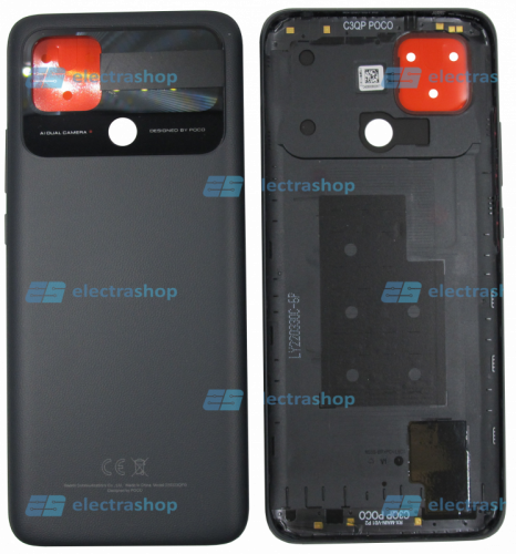 Задняя крышка для Xiaomi POCO C40 черная