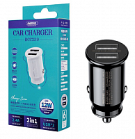 Автомобильное зарядное устройство REMAX 2.4A 2U  RCC239 (Black)