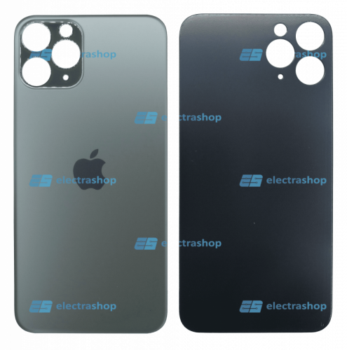 Задняя крышка для IPhone 11 Pro темно-зеленая (Оригинал)