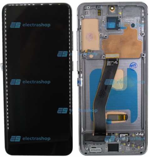Модуль-дисплей Samsung Galaxy S20 (SM-G980F/SM-G980U/SM-G980DS) черный (OLED COPY)