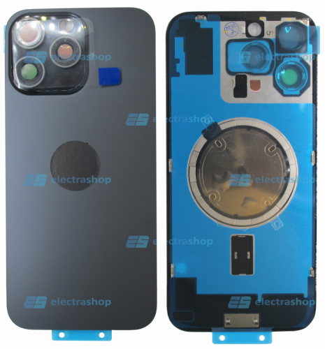 Задняя крышка для IPhone 16 Pro Max Black Titanium (Оригинал)