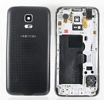Корпус для Samsung Galaxy S5 mini (G800F) черный (Оригинал)