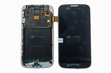 Модуль-дисплей Samsung Galaxy S4 (GT-I9500) темно-синий в сборе с рамкой (TFT COPY)