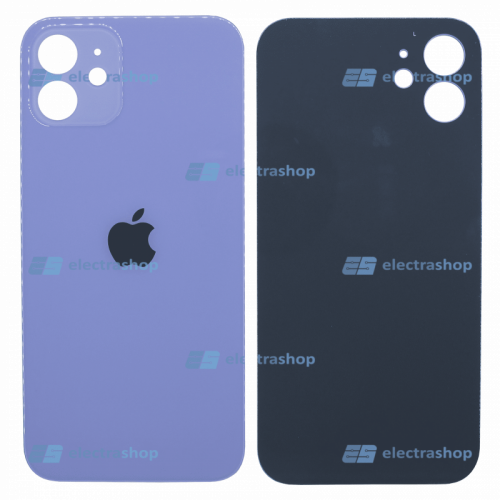 Задняя крышка для IPhone 12 фиолетовая (оригинал)
