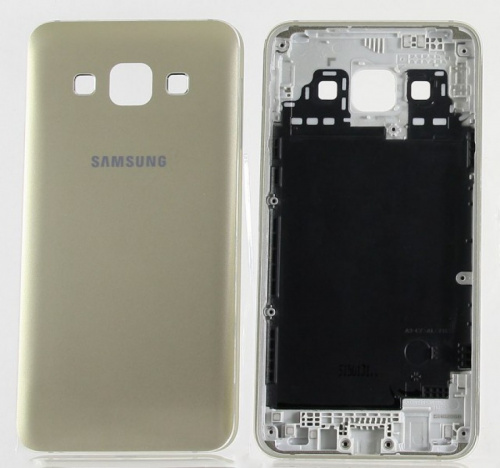 Корпус для Samsung Galaxy A3 (A300F) золотой (Оригинал)