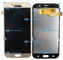 Модуль-дисплей Samsung Galaxy A7 (2017) SM-A720F/SM-A720DS золотой (TFT COPY)
