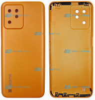 Задняя крышка для Realme C31 оранжевая
