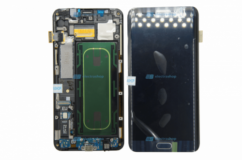 Модуль-дисплей Samsung Galaxy S6 EDGE+/S6 EDGE PLUS (SM-G928F/SM-G928H/SM-G928) темно-синий с рамкой