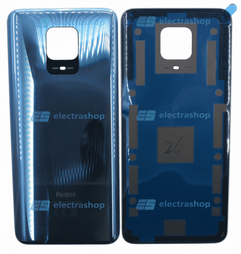 Задняя крышка для Xiaomi Redmi Note 9 Pro/Redmi Note 9S синяя