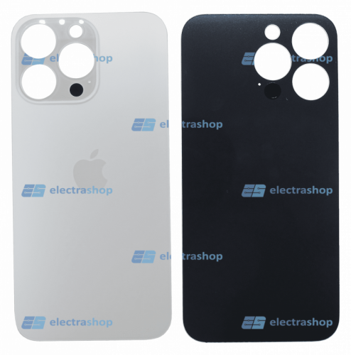 Задняя крышка для IPhone 13 Pro Max серебристая (оригинал)