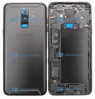 Задняя крышка Samsung Galaxy A6 Plus (2018) SM-A605F/A605DS черная