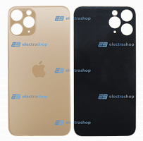 Задняя крышка для IPhone 11 Pro золотая (Оригинал)