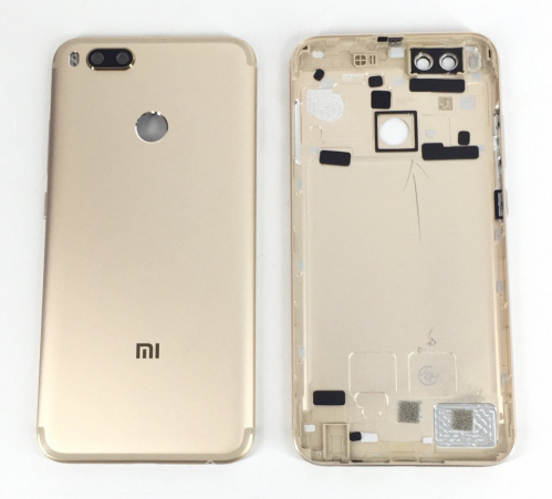 Задняя крышка для Xiaomi Mi A1 золотая