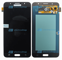 Модуль-дисплей Samsung Galaxy J7 (2016) SM-J710 черный (AMOLED COPY)