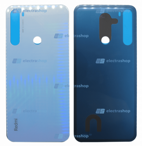 Задняя крышка для Xiaomi REDMI Note 8 (2021) голубая
