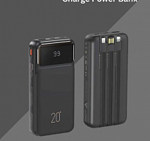 Портативное зарядное устройство Power Bank REMAX RPP-686 20000 MaH (Black)