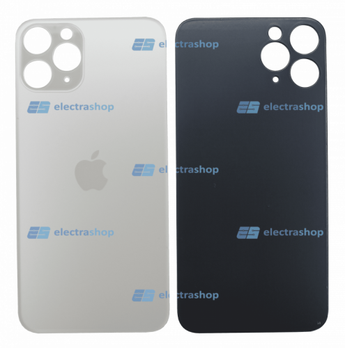 Задняя крышка для IPhone 11 Pro серебристая (Оригинал)