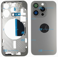 Корпус для IPhone 15 Pro натуральный титан (Оригинал)