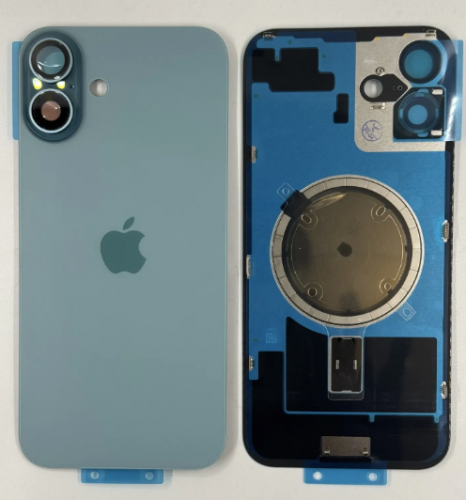 Задняя крышка для IPhone 16 Plus бирюзовая (Оригинал)