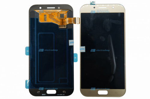 Модуль-дисплей Samsung Galaxy A7 (2017) SM-A720F/SM-A720DS золотой (ОРИГИНАЛ)