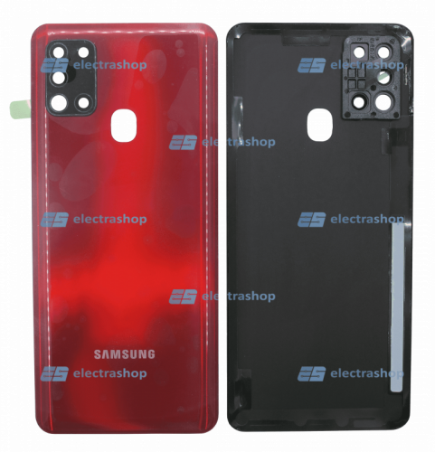 Задняя крышка Samsung Galaxy A21s SM-A217F/SM-A217FN/DS красная 