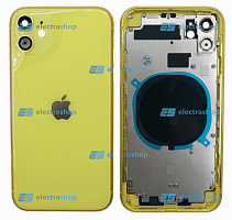 Корпус для IPhone 11 желтый (оригинал)