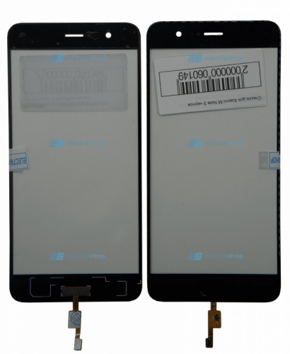 Стекло для дисплея Xiaomi Mi Note 3 черное