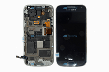 Модуль-дисплей Samsung Galaxy S4 mini (SM-I9190) синий с рамкой (ОРИГИНАЛ)