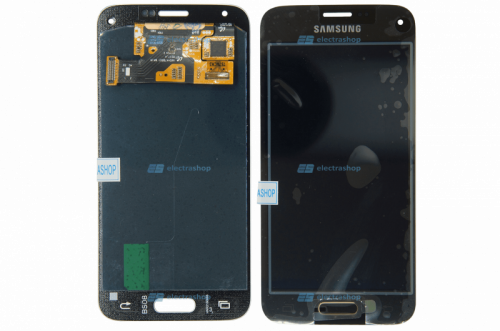 Модуль-дисплей Samsung Galaxy S5 mini (SM-G800H/SM-G800F/SM-G800DS) золотой (ОРИГИНАЛ)