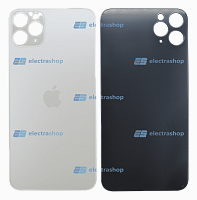 Задняя крышка для IPhone 11 Pro Max серебристая (Оригинал)