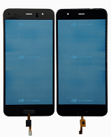 Стекло для дисплея Xiaomi Mi6 черное