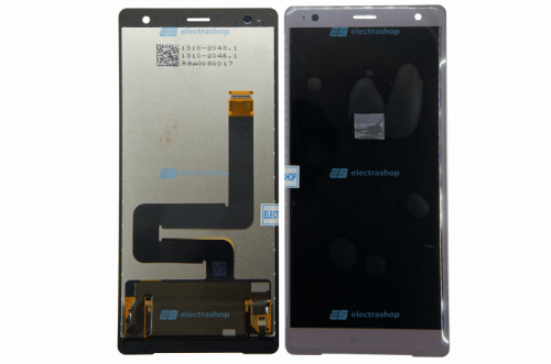 Модуль-дисплей Sony Xperia XZ2/XZ2 Dual (H8266/H8296/H8216) пепельно-розовый (ОРИГИНАЛ)