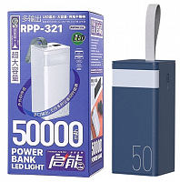 Портативное зарядное устройство Power Bank REMAX RPP-321 50000 MaH (Black)