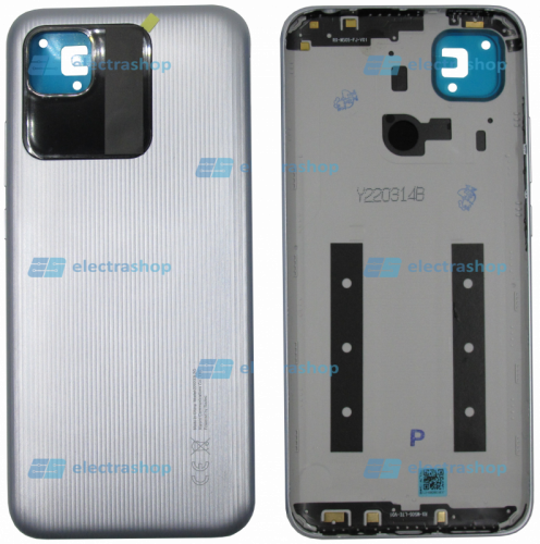 Задняя крышка для Xiaomi Redmi 10a серебристая