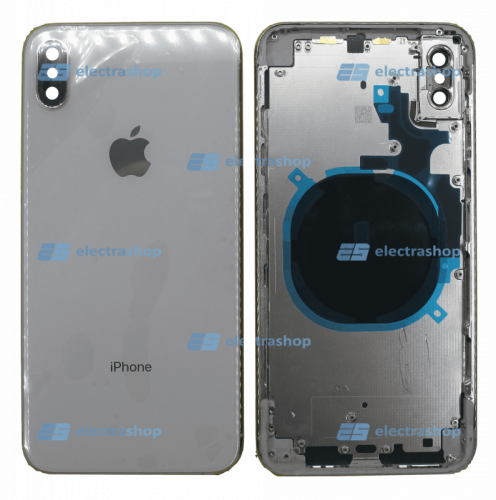 Корпус для IPhone Xs Max серебристый (оригинал)