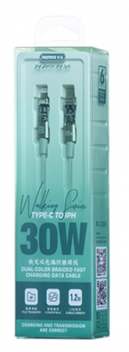 Кабель для Iphone REMAX 30W RC-163 (C to L) (White)