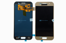 Модуль-дисплей Samsung Galaxy A3 (2017) SM-A320F золотой (TFT COPY)