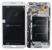 Модуль-дисплей Samsung Galaxy Note 3 3G (SM-N900) с рамкой белый (TFT COPY)