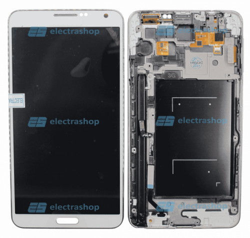 Модуль-дисплей Samsung Galaxy Note 3 3G (SM-N900) с рамкой белый (TFT COPY)