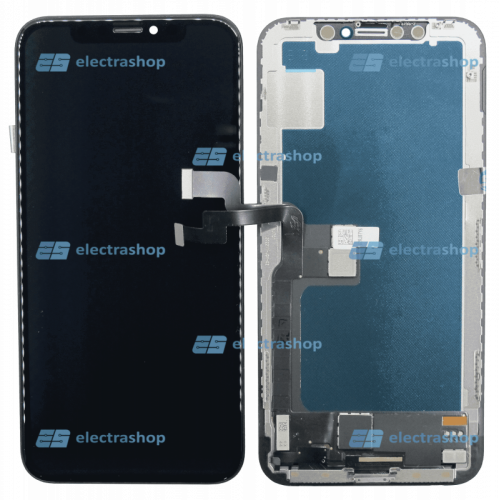 Модуль-дисплей для IPhone X черный (HX SOFT OLED)