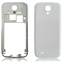 Средняя часть корпуса+задняя крышка для Samsung Galaxy S4 (I9500/I9505/I9508) белая